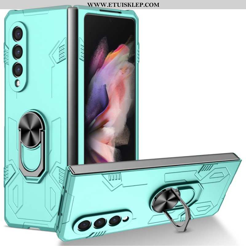 Futerały do Samsung Galaxy Z Fold 4 Dwumateriałowy I Obrotowy Pierścień